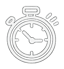 icon intervention rapide d'un diagnostiqueur immobilier en blanc mondpe.fr