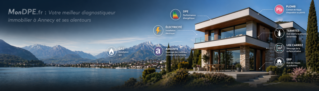 illustration diagnostics immobiliers sur Annecy et ses villes limitrophes