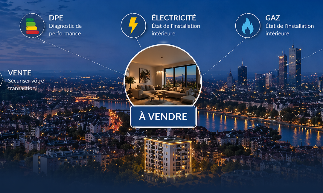 Diagnostic immobilier avant cession à Lyon et Villeurbanne : obligations, délais, RDV