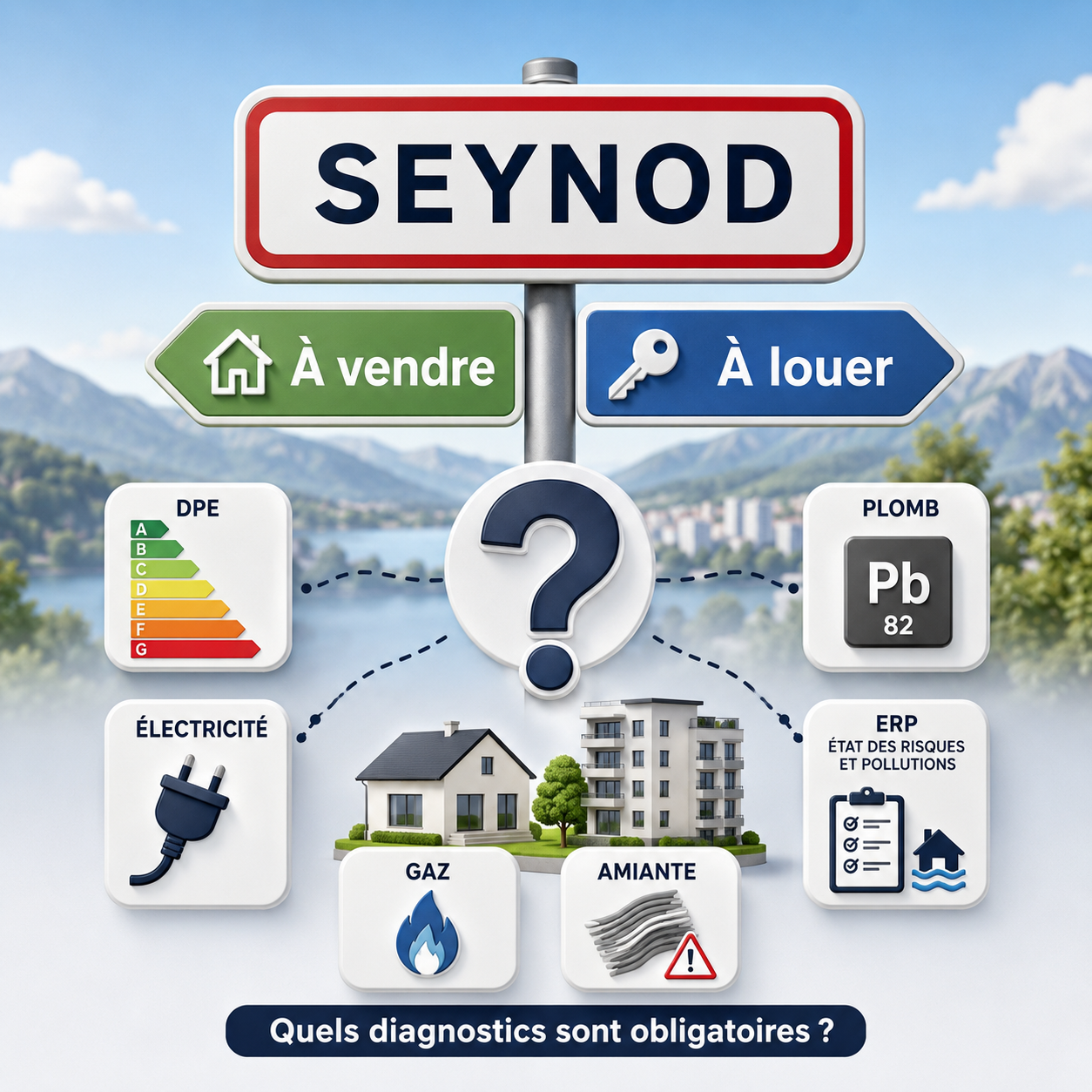 quel diag immo pour vendre ou louer sur Seynod, avec MonDPE