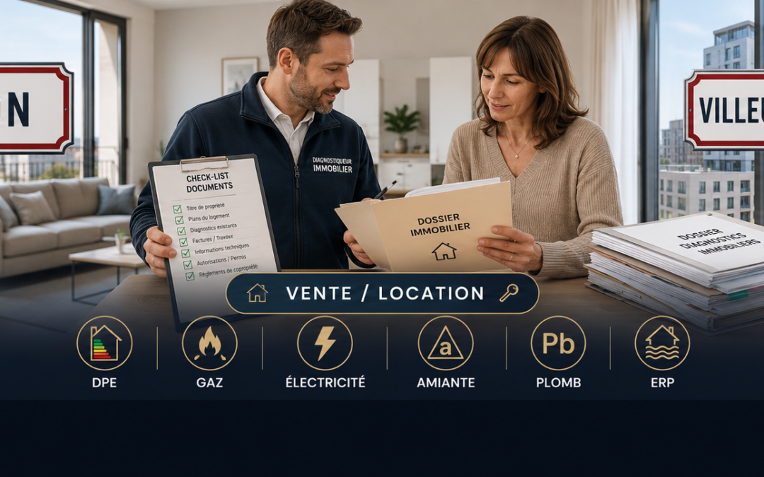 Quels documents fournir au diagnostiqueur immobilier à Lyon et Villeurbanne ?