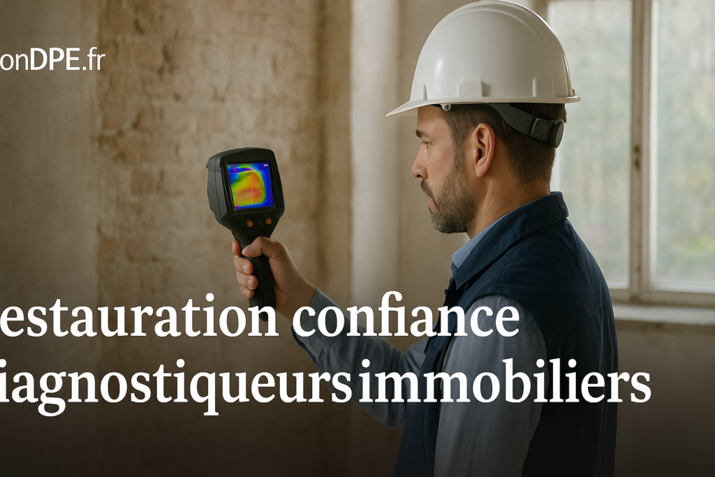 Découvrez comment le gouvernement œuvre à la restauration de la confiance dans le secteur des diagnostics immobiliers, et comment MonDPE s'engage à fournir des services fiables et certifiés.