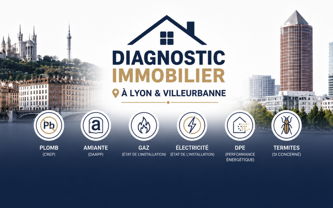 Diagnostic immobilier pour louer à Lyon et à Villeurbanne : obligations bailleur + RDV