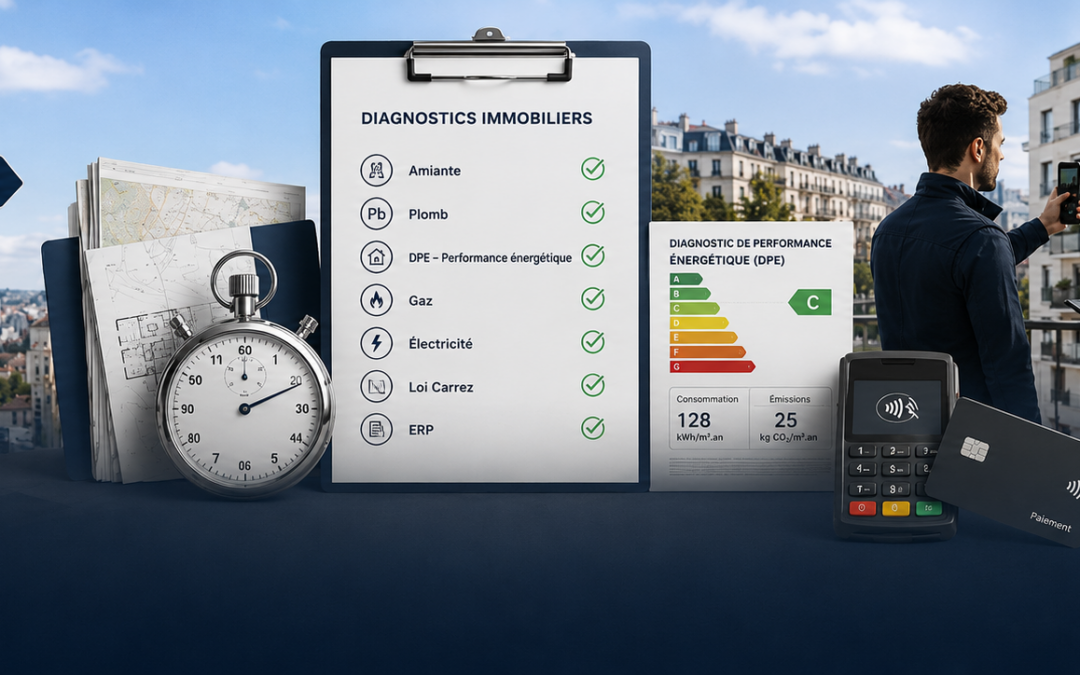 Comment se passe un diagnostic immobilier à Lyon et à Villeurbanne? (déroulé, durée, documents, présence, rapport, paiement)