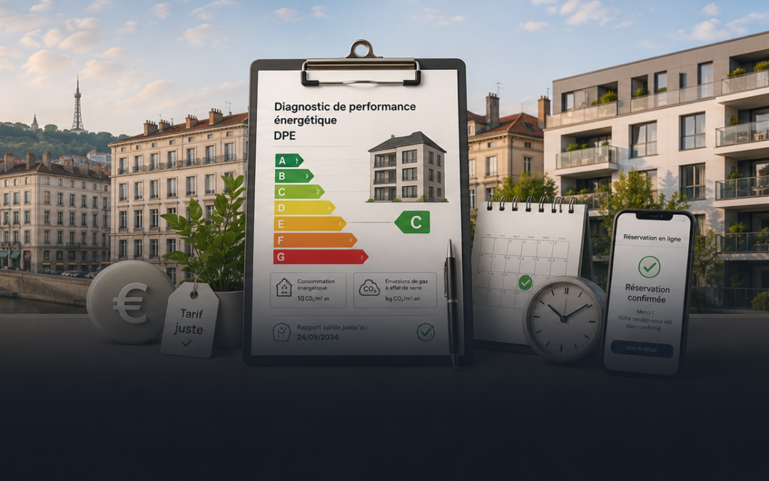 DPE à Lyon et à Villeurbanne (69) : prix, déroulement, validité et réservation