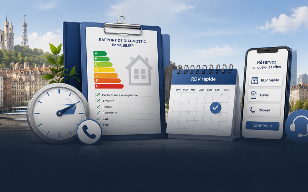 Diagnostic immobilier Lyon : RDV rapide, devis et rappel