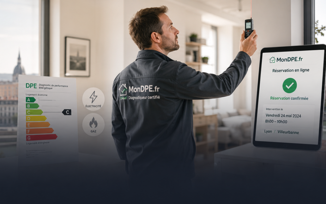 Diagnostic immobilier proche Lyon : réservation en ligne et intervention rapide
