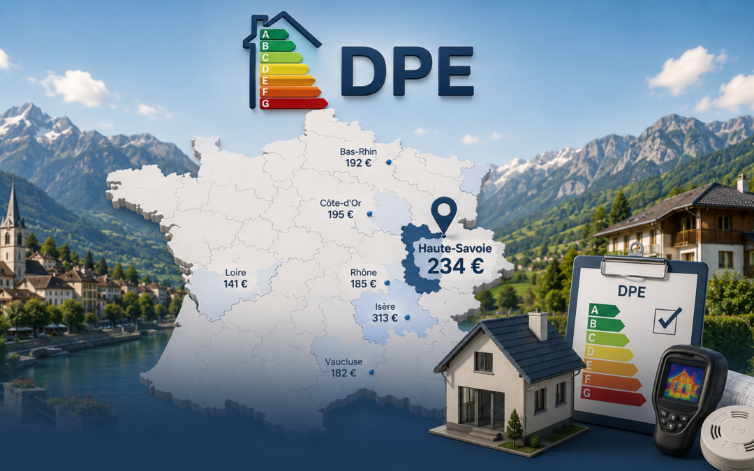 Coût d&rsquo;un DPE : Analyse par département en France