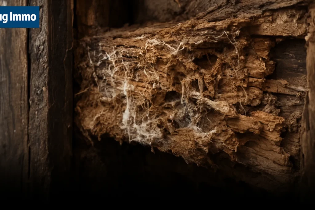 Actualité Diagnostic mérule : Le ministère envisage un diagnostic mérule similaire au diagnostic termites. Restez informé avec MonDPE.